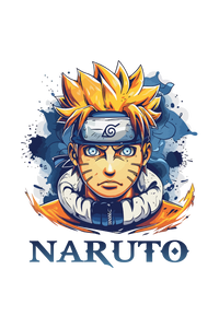 Naruto Printed Half Sleeve T-shirt