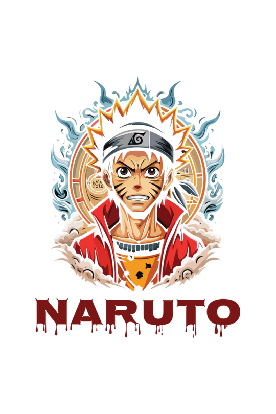 Naruto Printed Half Sleeve T-shirt