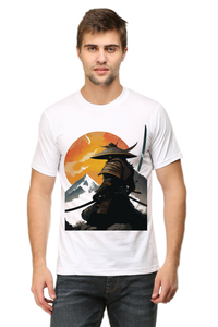 Samurai Printed Half Sleeve T-shirt