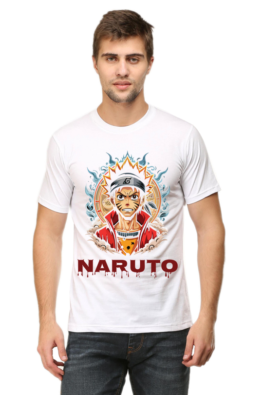 Naruto Printed Half Sleeve T-shirt