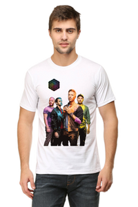 Coldplay Band Printed Half Sleeve T-shirt