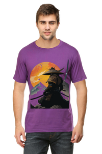 Samurai Printed Half Sleeve T-shirt