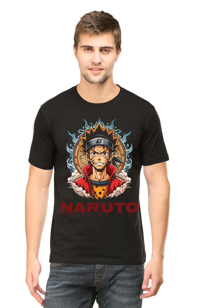 Naruto Printed Half Sleeve T-shirt