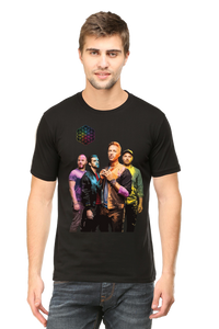 Coldplay Band Printed Half Sleeve T-shirt