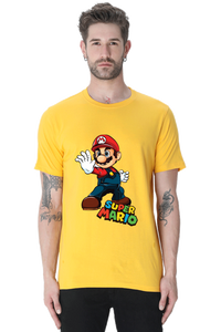 Super Mario Printed Half Sleeve T-shirt