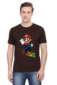 Super Mario Printed Half Sleeve T-shirt