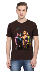 Coldplay Band Printed Half Sleeve T-shirt