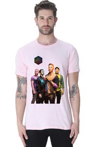 Coldplay Band Printed Half Sleeve T-shirt