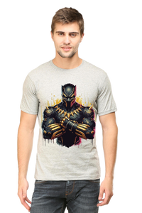 Black Panther Printed Half Sleeve T-shirt