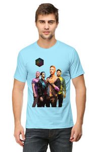 Coldplay Band Printed Half Sleeve T-shirt