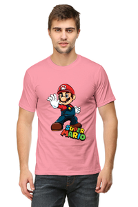 Super Mario Printed Half Sleeve T-shirt