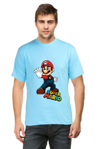 Super Mario Printed Half Sleeve T-shirt