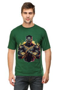 Black Panther Printed Half Sleeve T-shirt